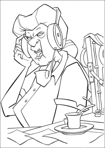 Answering The Call  Coloring Page